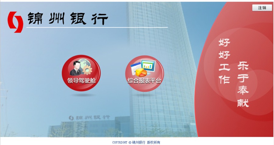 錦州銀行數據決策系統綜合應用 錦州銀行數據決策系統綜合應用